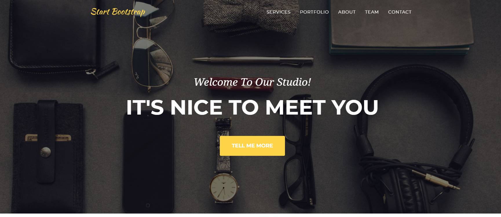 agency bootstrap web template