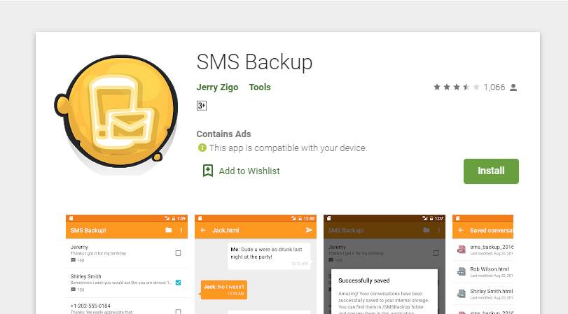 SMS Backup