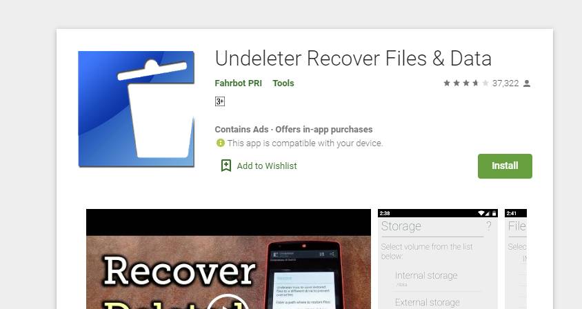 android free data recovery app