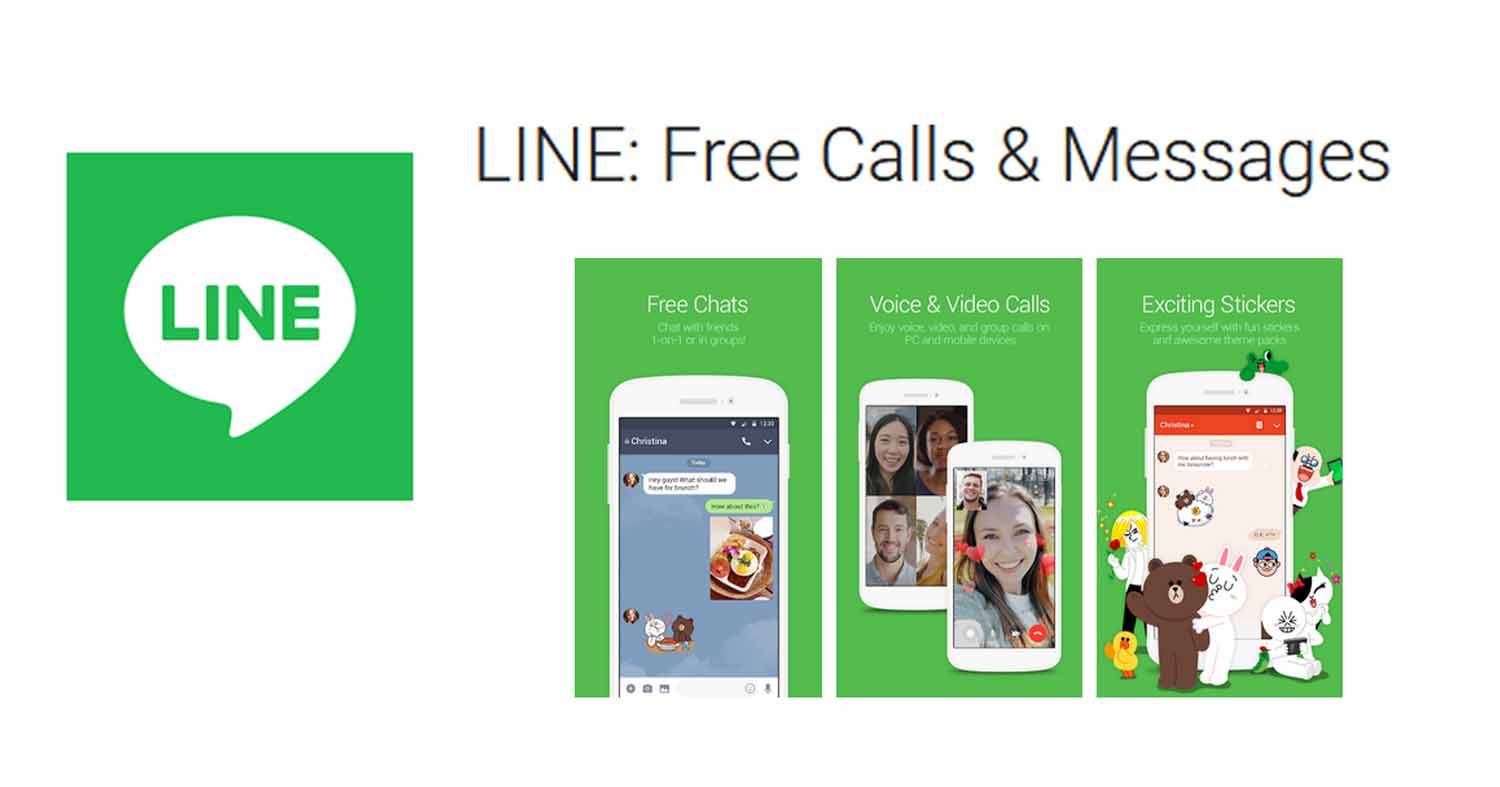 Line messaging app