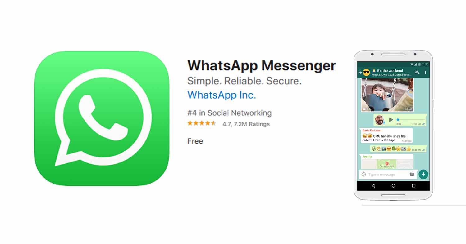 whatsapp messaging app